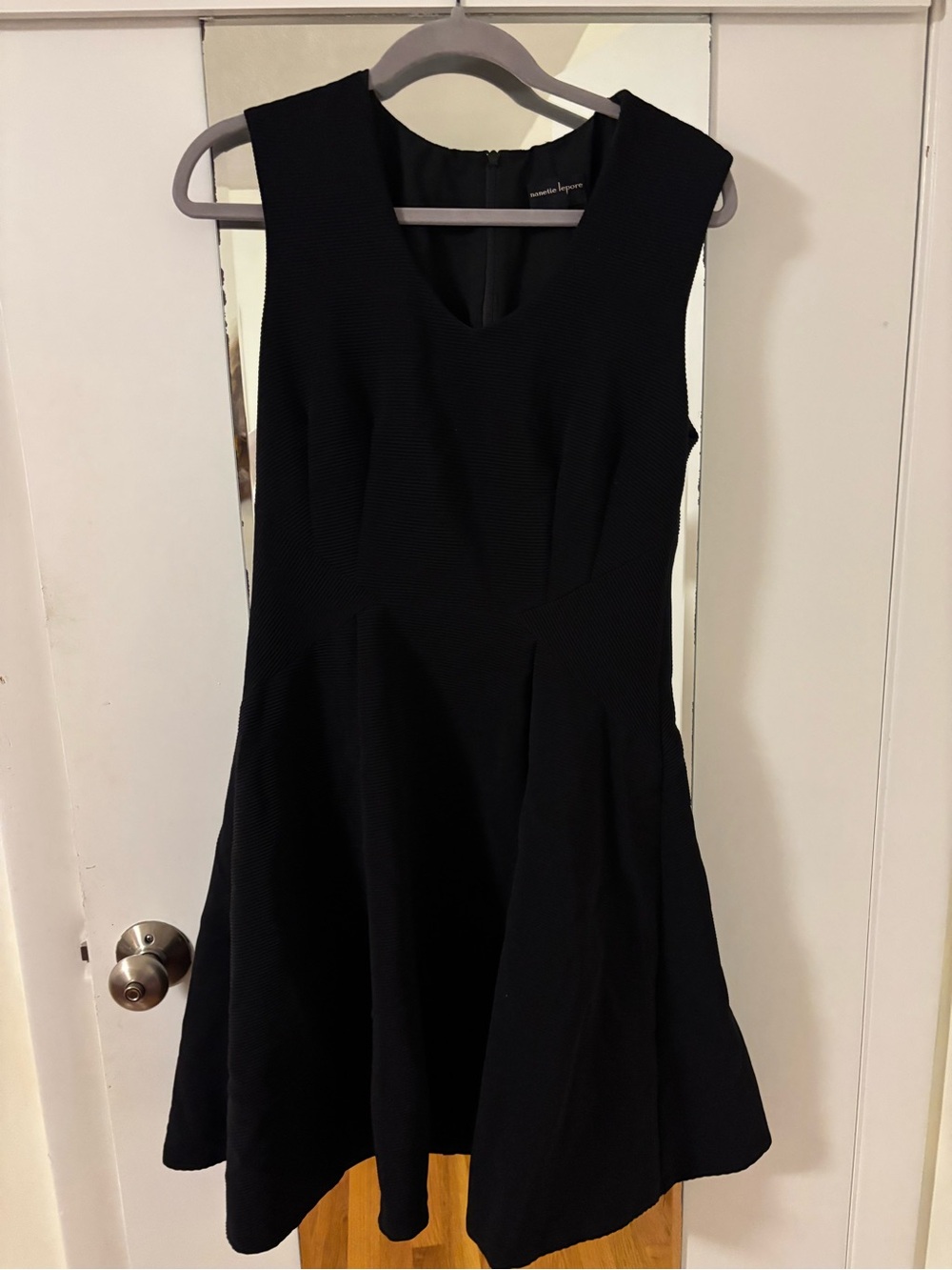 Nanette Lepore Black Sleeveless Fit & Flare Mini Dress